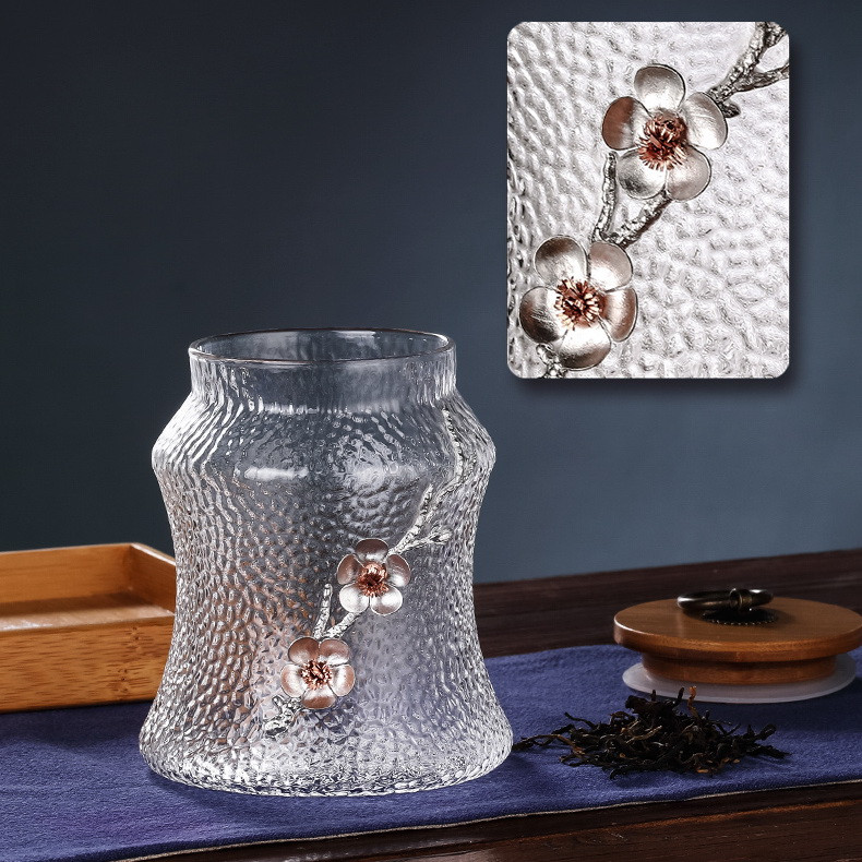 Yu Zhu Glass Food Container Tea Caddy
